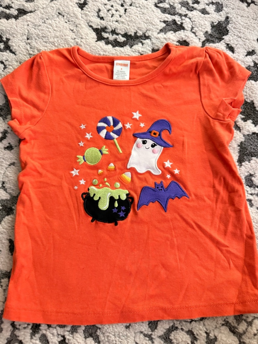 Gymboree Orange Crewneck Tee - Size 6